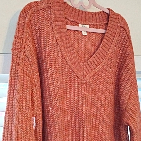 a.n.a Woman's Desert Sand V-Neck Sweater, Size: XL, NWT - Picture 7 of 9